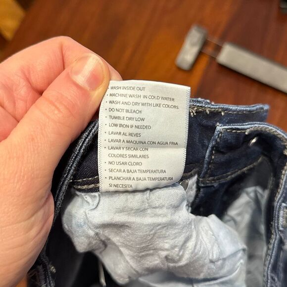 KanCan Dark Blue Distressed Strechy Skinny Jeans Women’s US 25 - Picture 8 of 8